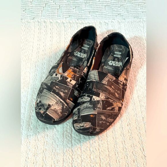 Toms Other - Toms Classic x Star Wars Black Darth Print Slip On Mens size 10.5